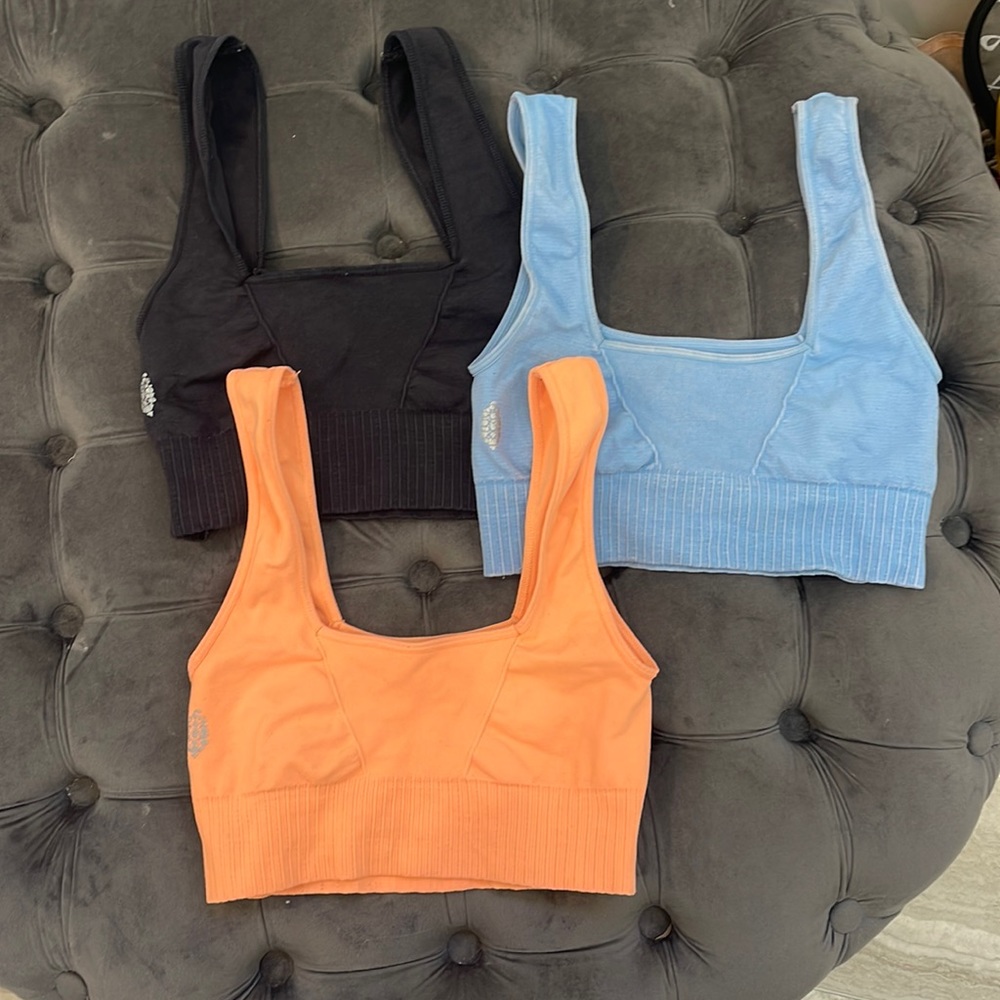 Free People Good Karma Square Neck Bras